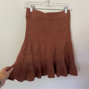Free people knit skirt